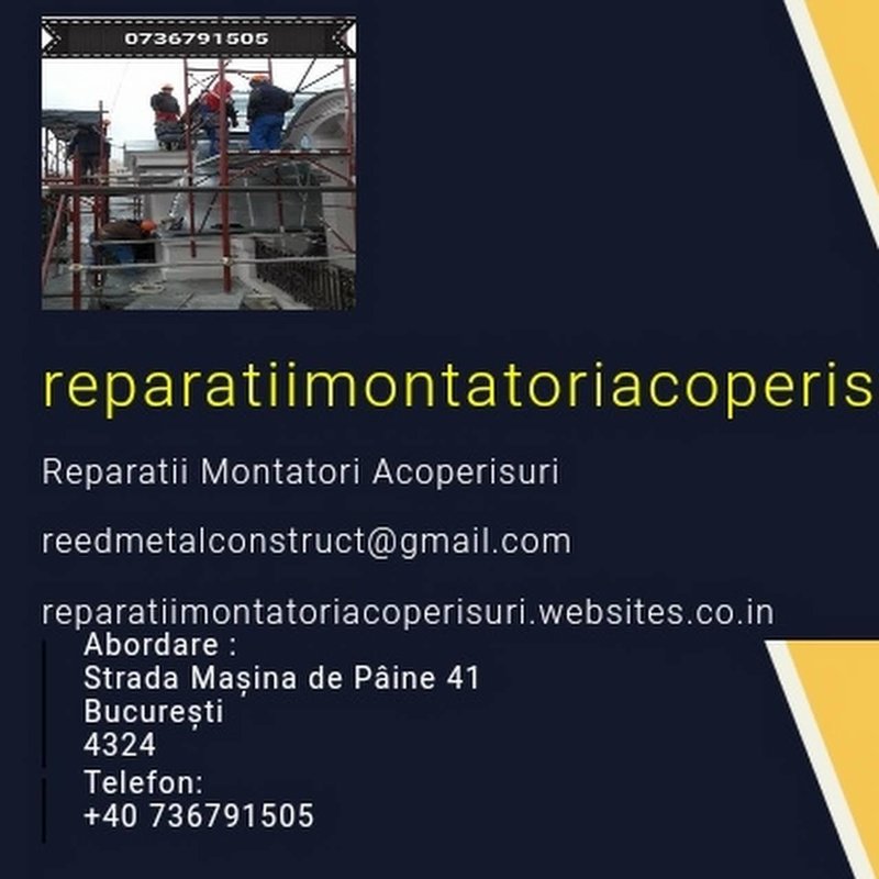 Reed Metalic Construct - Montaj, reparatii acoperisuri